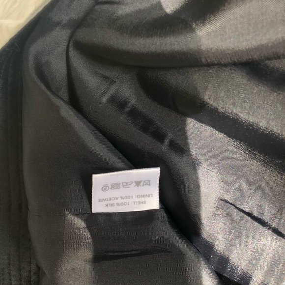 {reiss} silk one-shoulder drape bubble dress - Picture 8 of 8